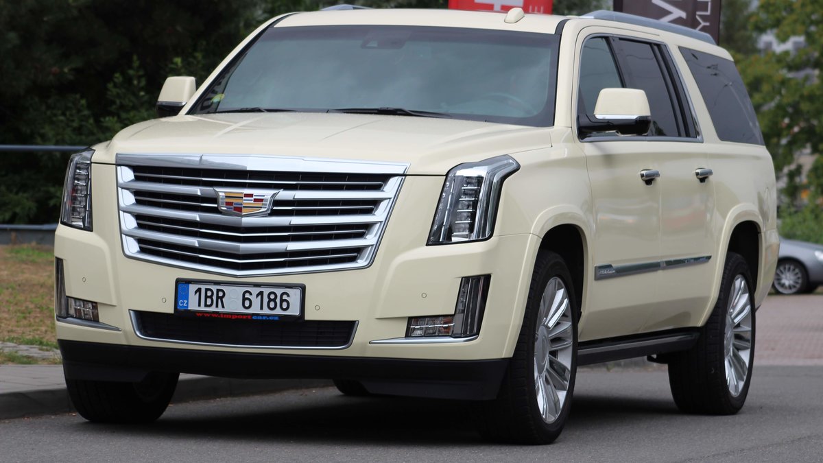 Cadillac Escalade - Ivory wrap - cover