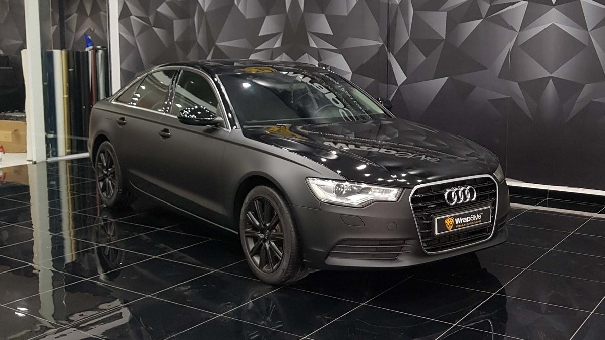 Audi A5 - Black Matt wrap - cover