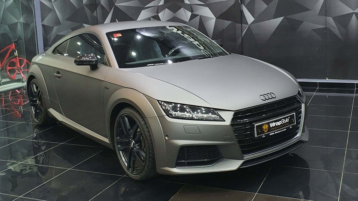 Audi TT - Grey Matt wrap - cover