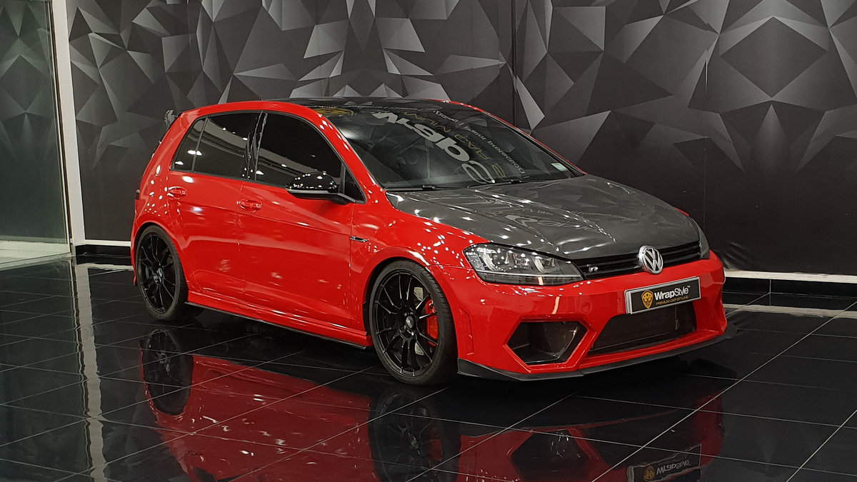 Volkswagen Golf - Red Gloss wrap | WrapStyle