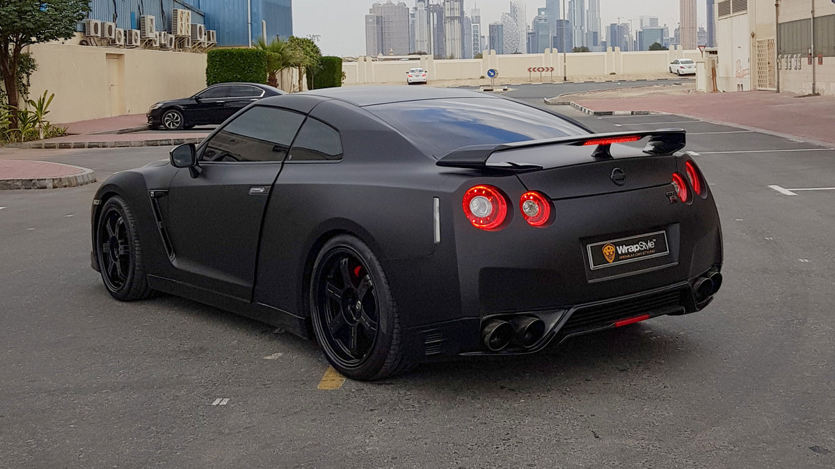 Nissan GTR - Black Matt wrap - img 1