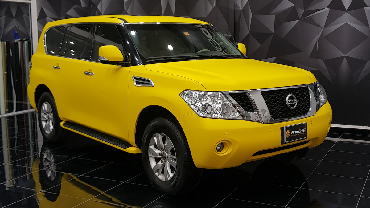 Nissan V8 - Yellow Gloss wrap - cover