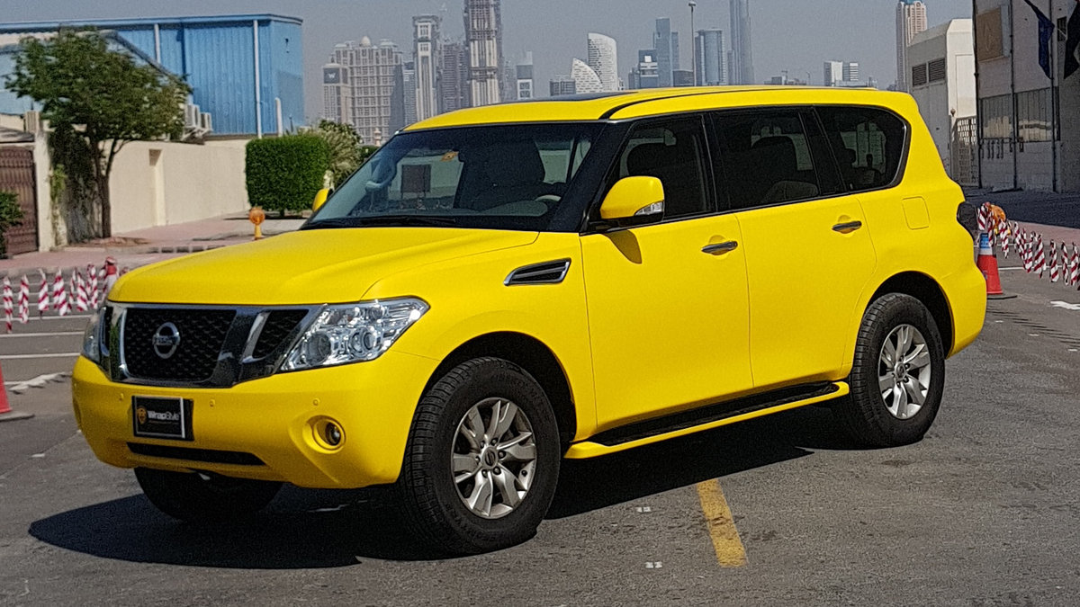 Nissan V8 - Yellow Gloss wrap - img 1