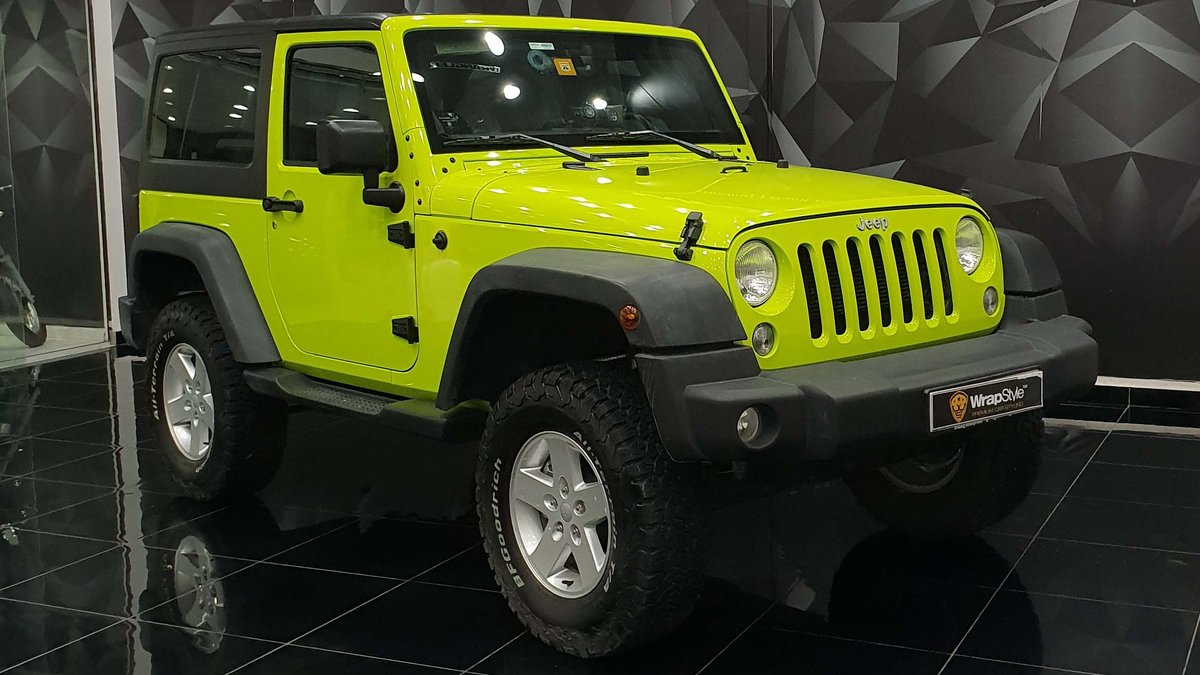 Jeep Wrangler - Green Gloss wrap - cover