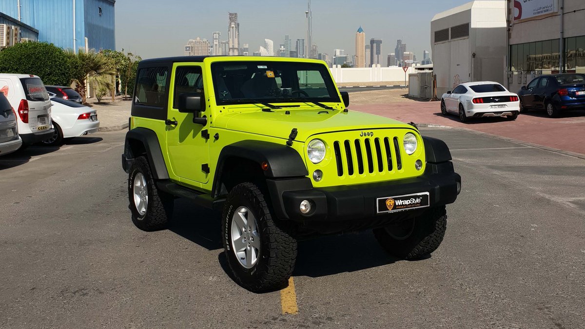 Jeep Wrangler - Green Gloss wrap - img 1