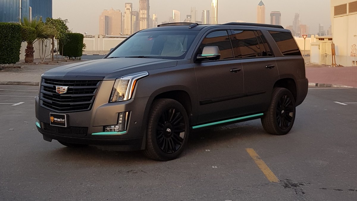 Cadillac Escalade - Grey Matt wrap - img 1