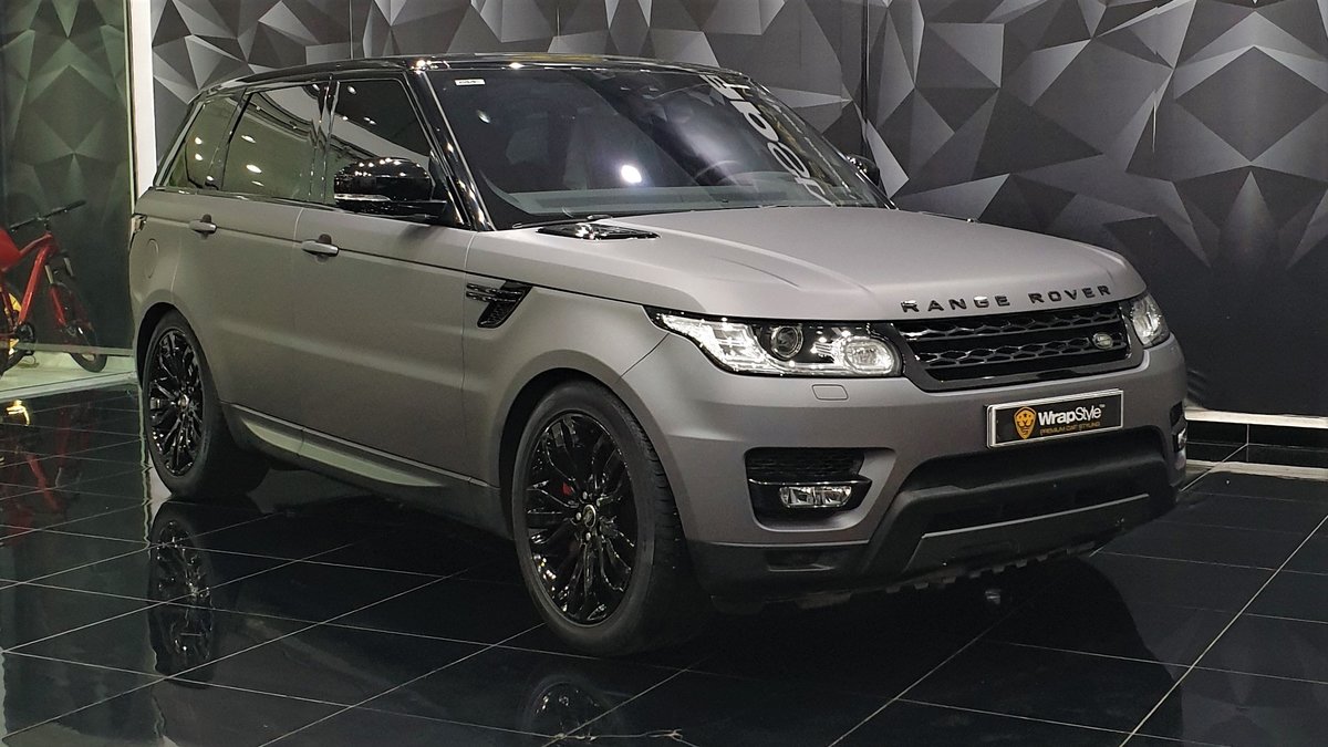 Range Rover Sport - Grey Matt wrap - cover