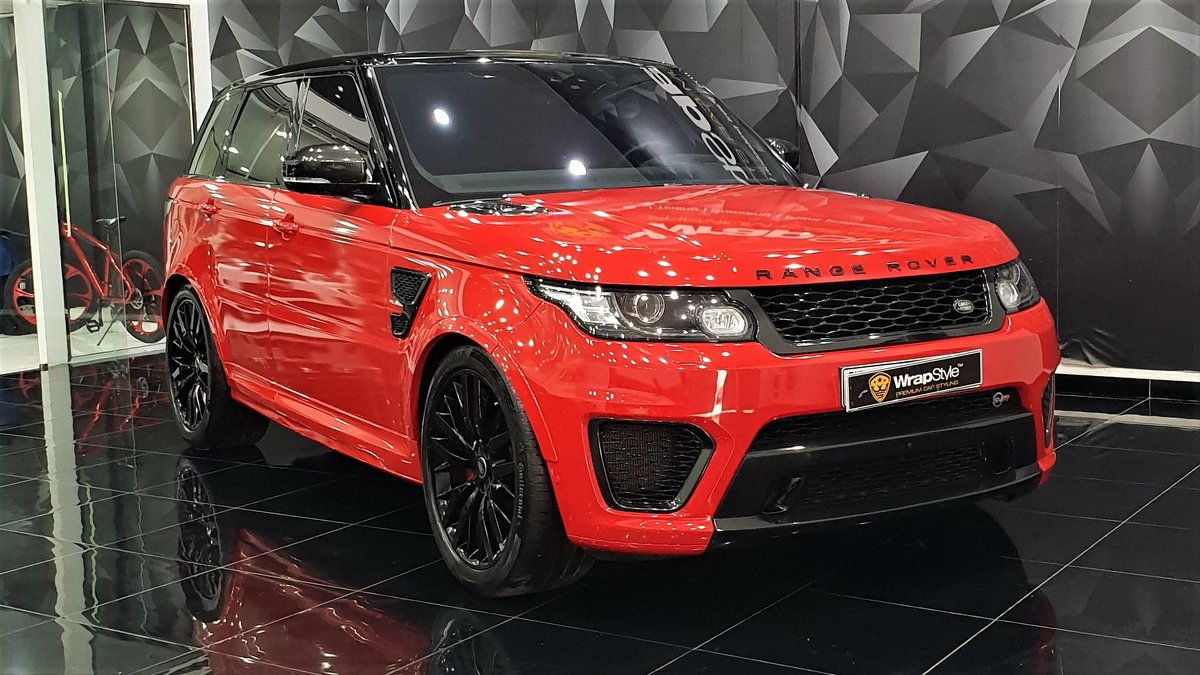 Range Rover Sport - Red Gloss wrap - cover