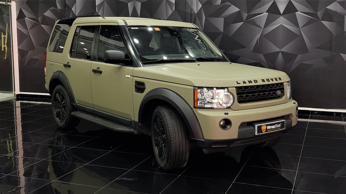 Range Rover Sport Supercharge - Green Matt wrap - cover
