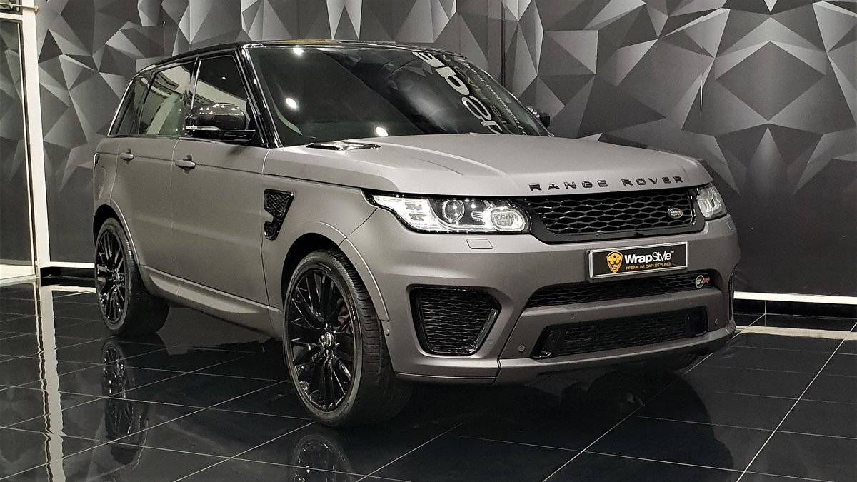 Range Rover SVR - Grey Matt wrap - cover