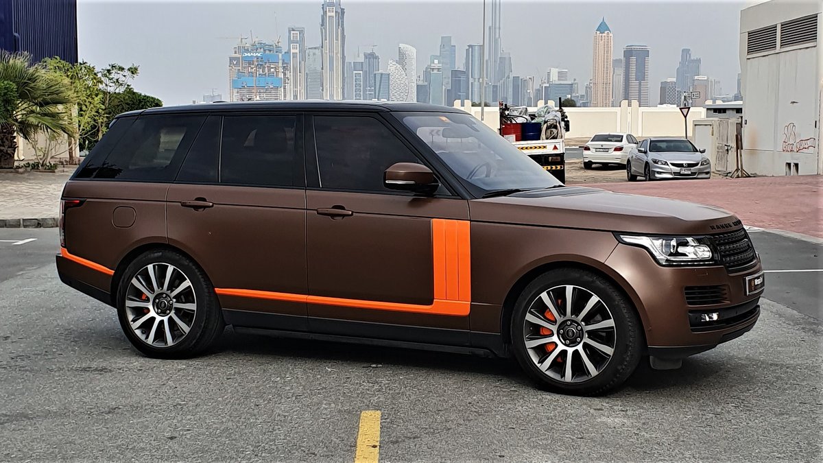 Range Rover Vogue - Brown Matt wrap - img 1