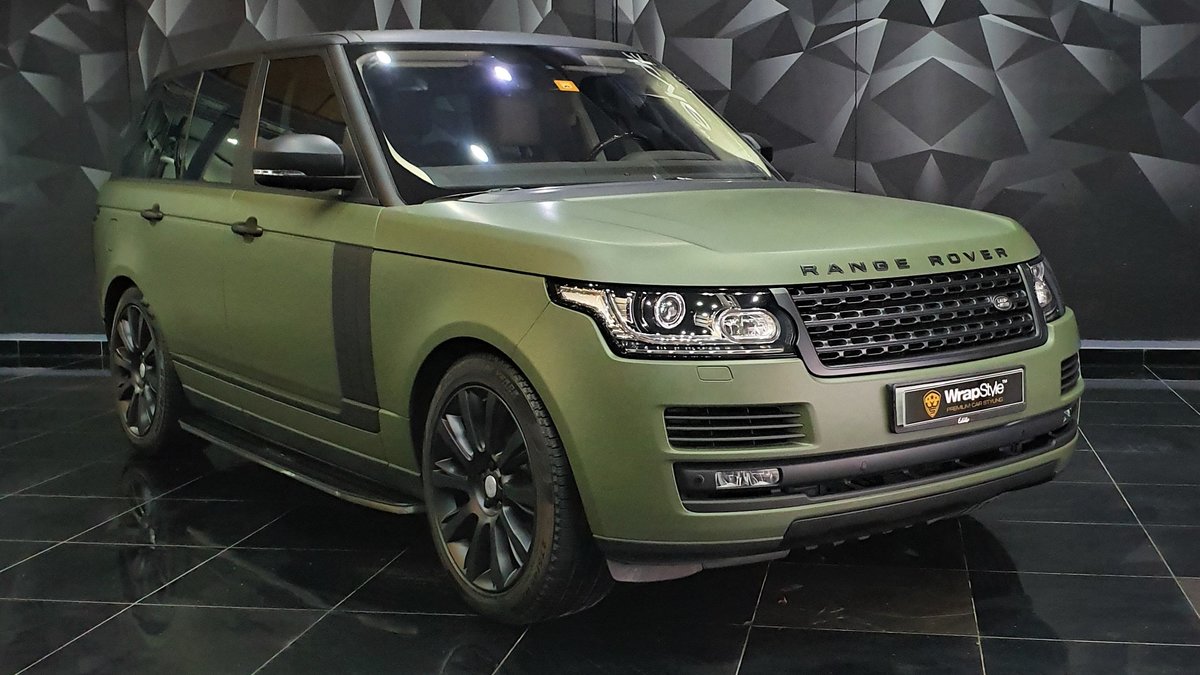Range Rover Vogue - Green Matt wrap - cover