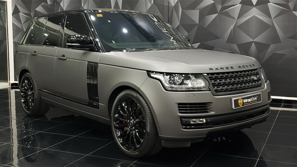Range Rover Vogue - Grey Matt wrap - cover