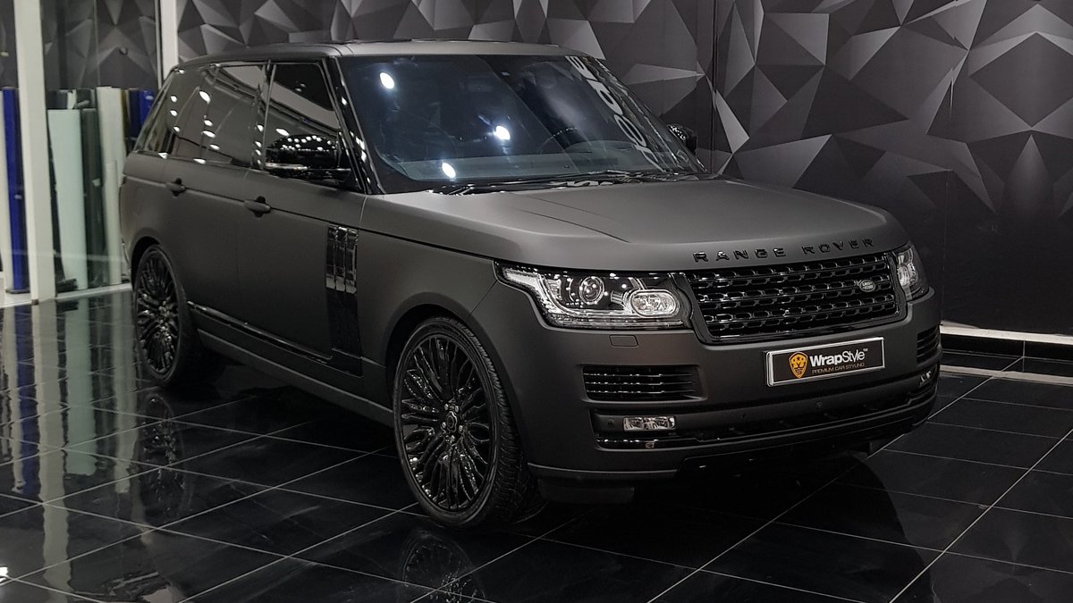 Range Rover Vogue - Black Matt wrap - cover