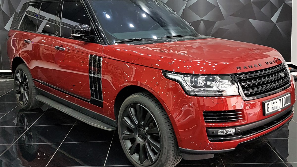 Range Rover Vogue - Red Gloss wrap - cover
