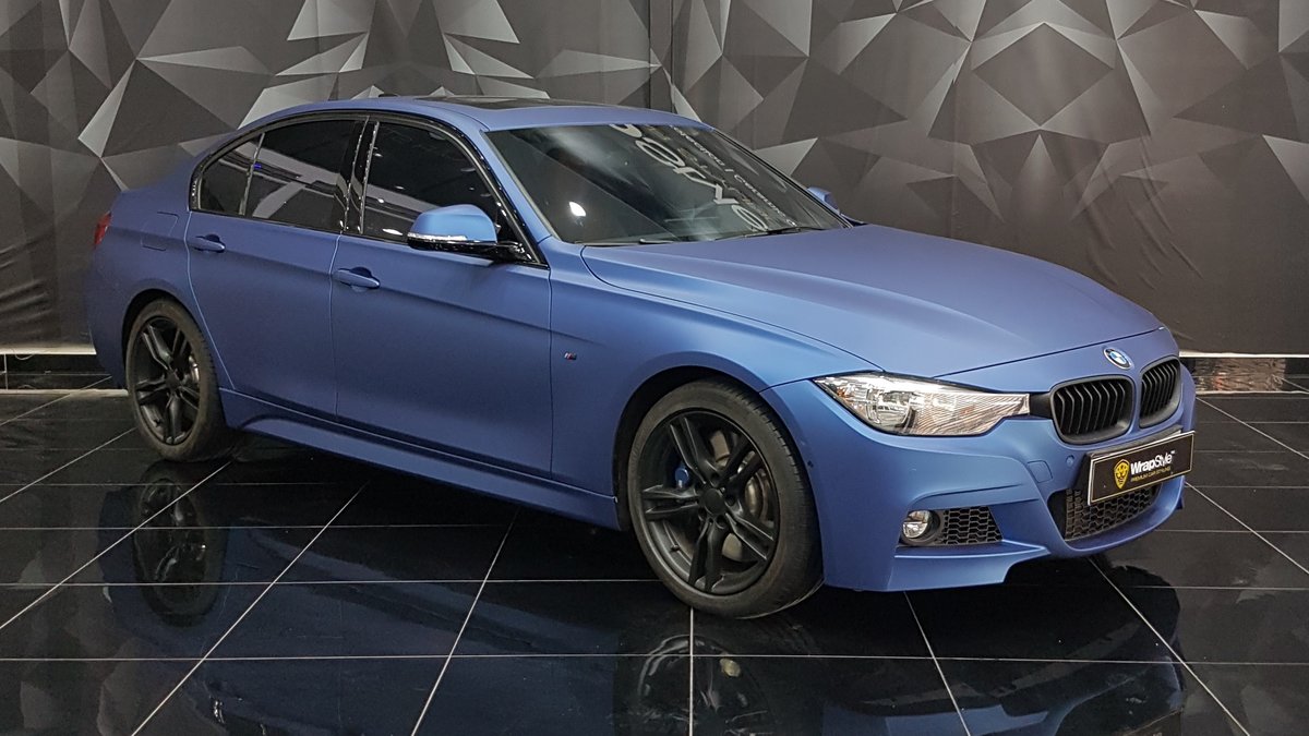 BMW 3 - Blue Matt wrap - cover