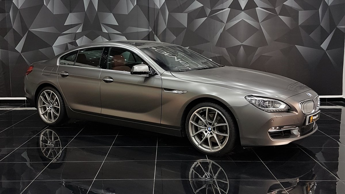 BMW 6 Gran Coupe - Grey Satin wrap - cover
