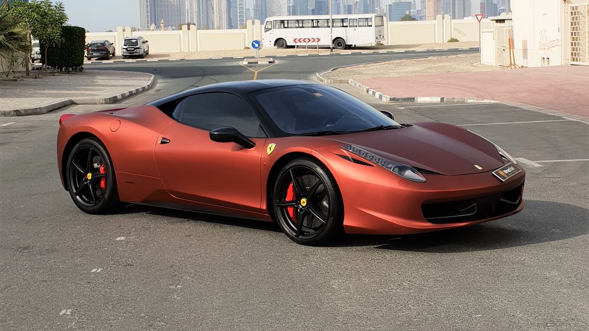 Ferrari 458 Cabrio - Bronze Matt wrap - img 1