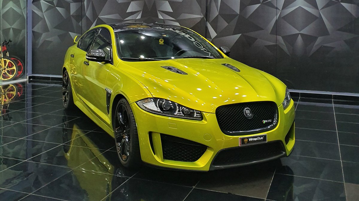 Jaguar XFR - Green Gloss wrap - cover