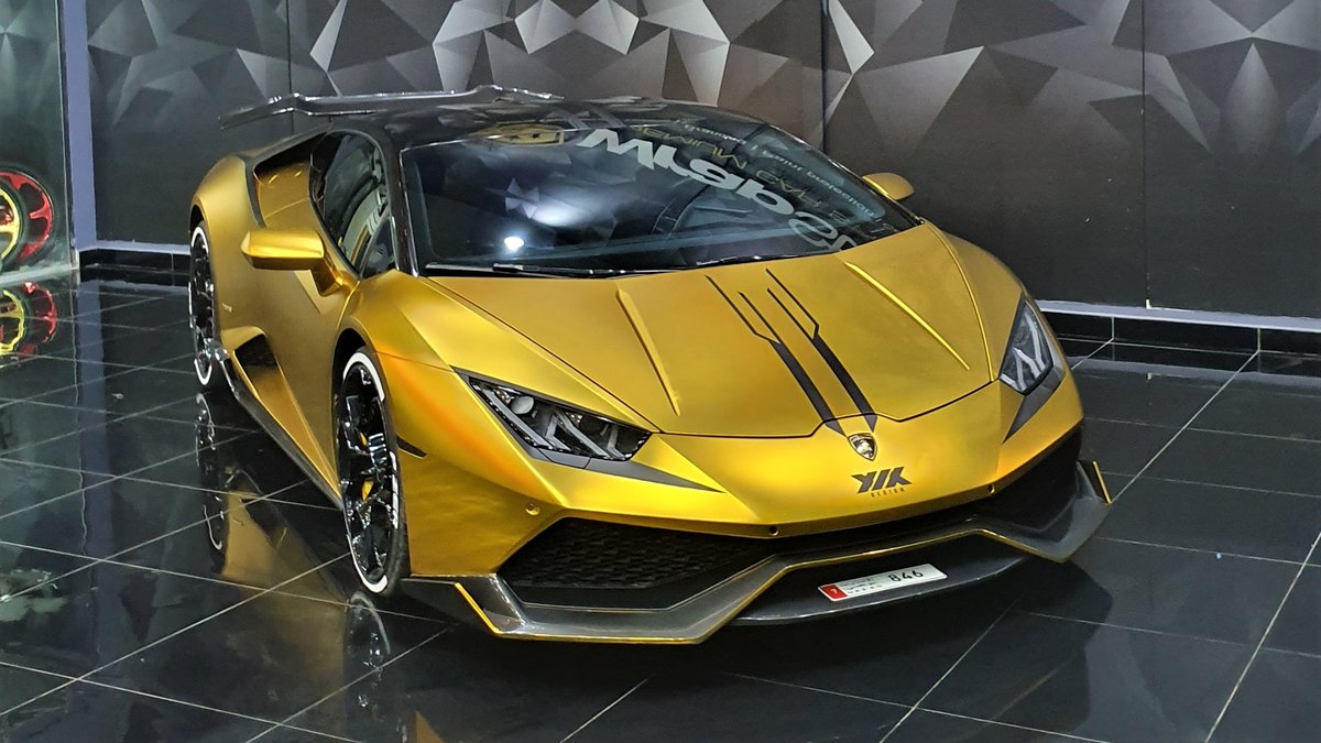 Lamborghini Huracan - Gold Matt wrap - cover