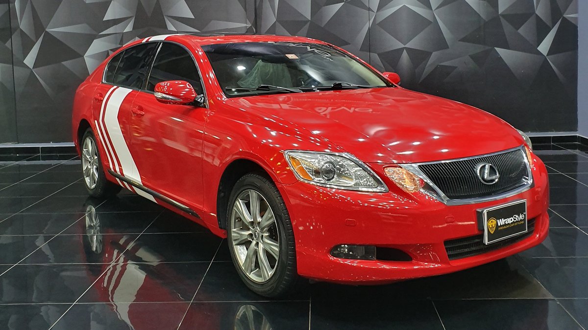Lexus GS - White Stripe design - cover