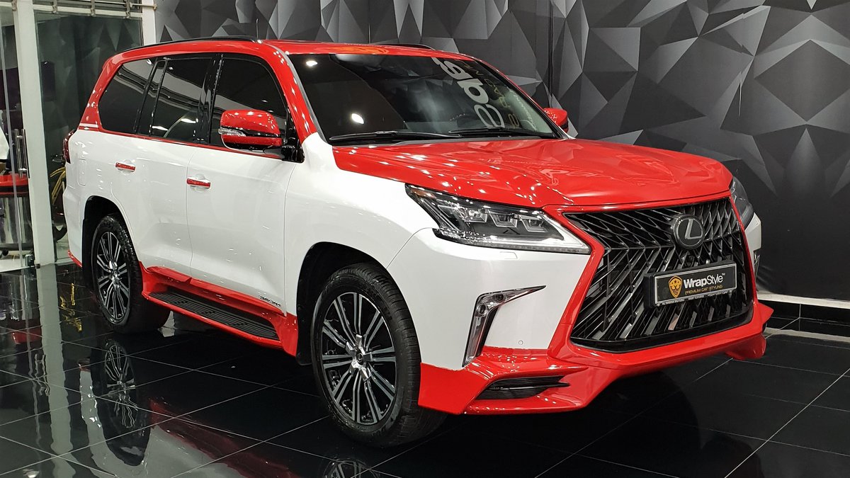 Lexus GX - White Stripe wrap - cover