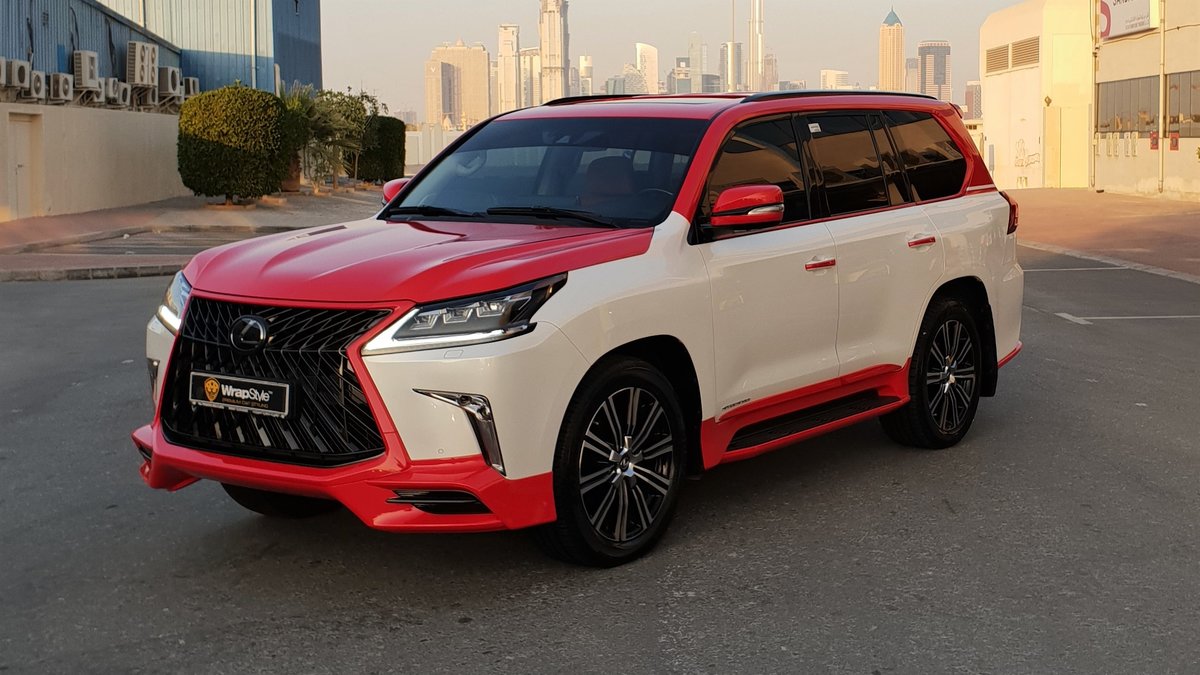 Lexus GX - White Stripe wrap - img 1