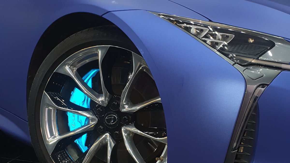 Lexus LC - Blue Matt wrap - img 2