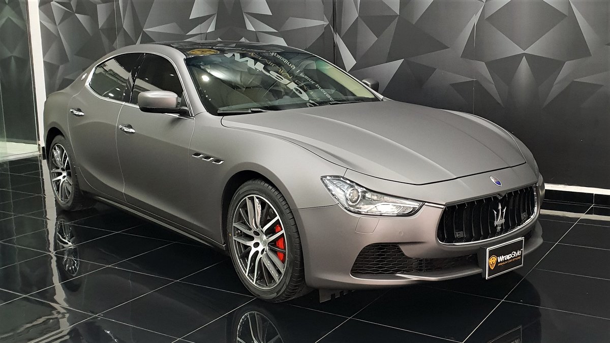 Maserati Ghibli S - Grey Matt wrap - cover