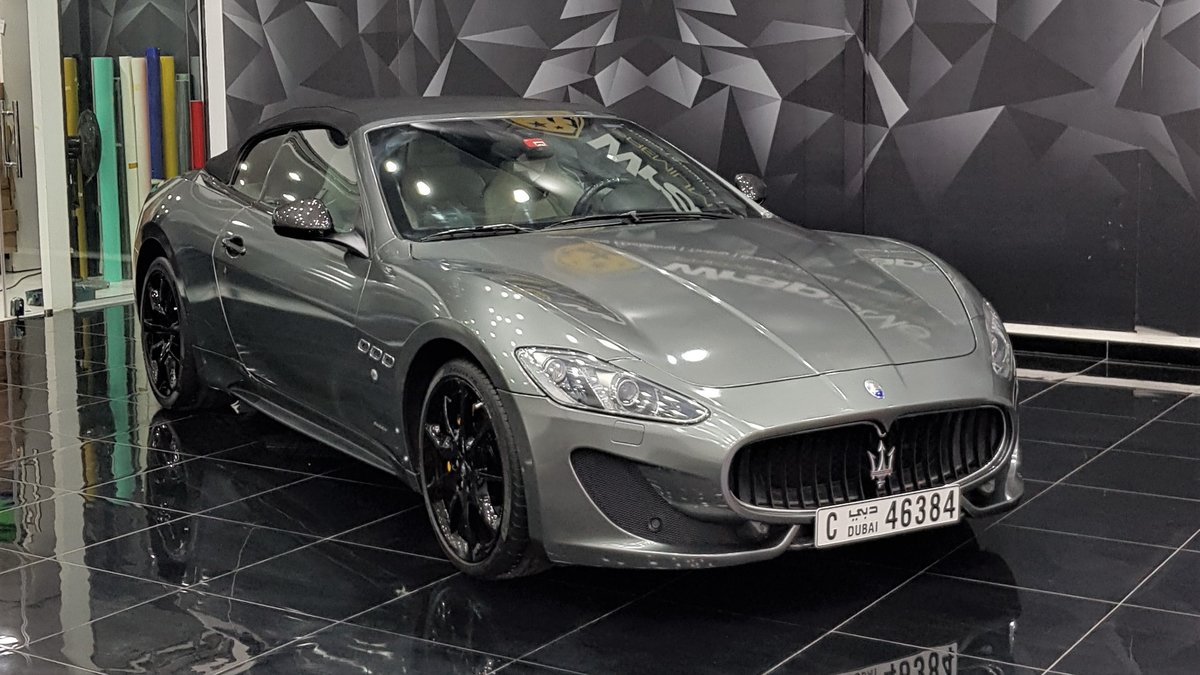 Maserati GranCabrio - Grey Gloss wrap - cover