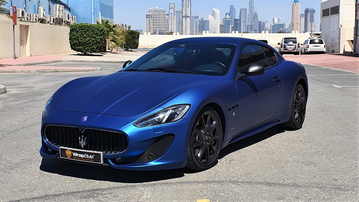 Maserati GranTurismo - Blue Matt wrap - img 1