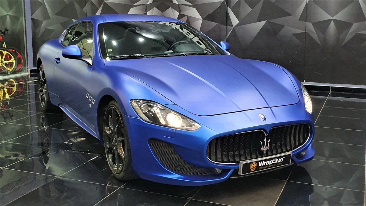 Maserati GranTurismo - Blue Matt wrap - img 2