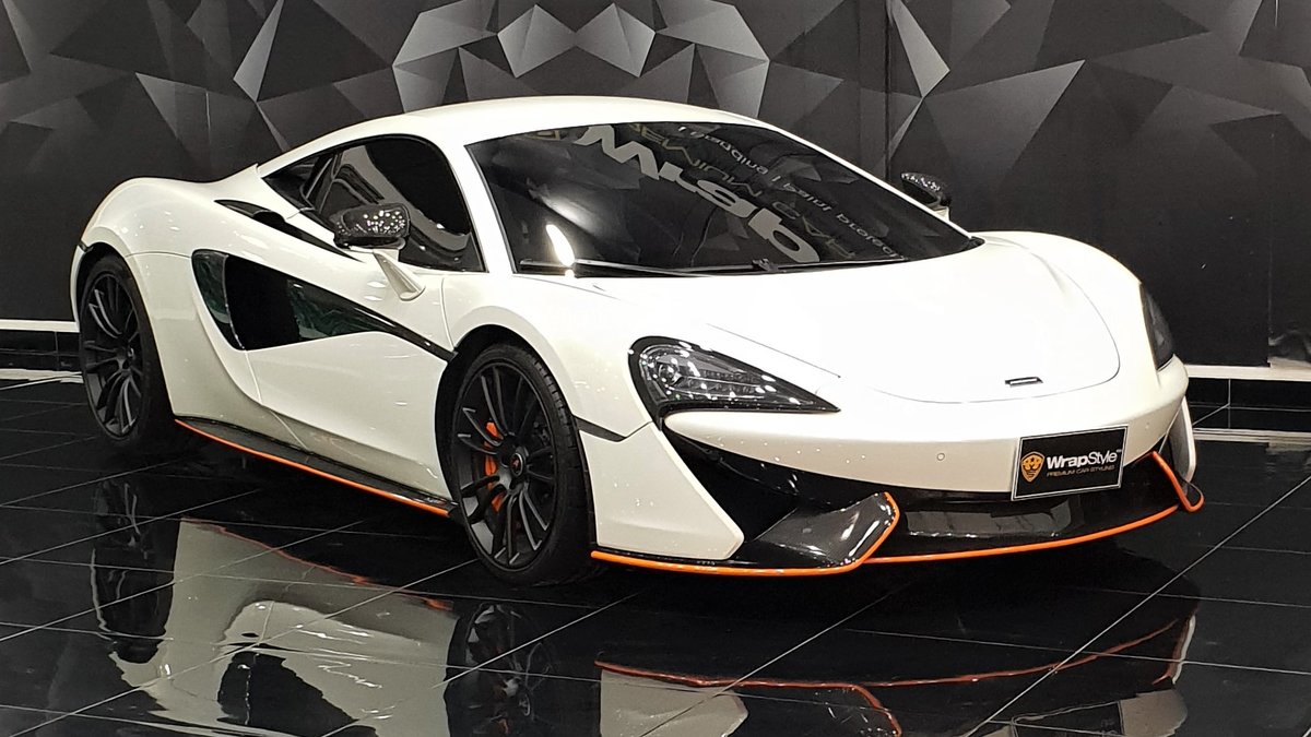 McLaren 570GT - Orange Detailing wrap - cover