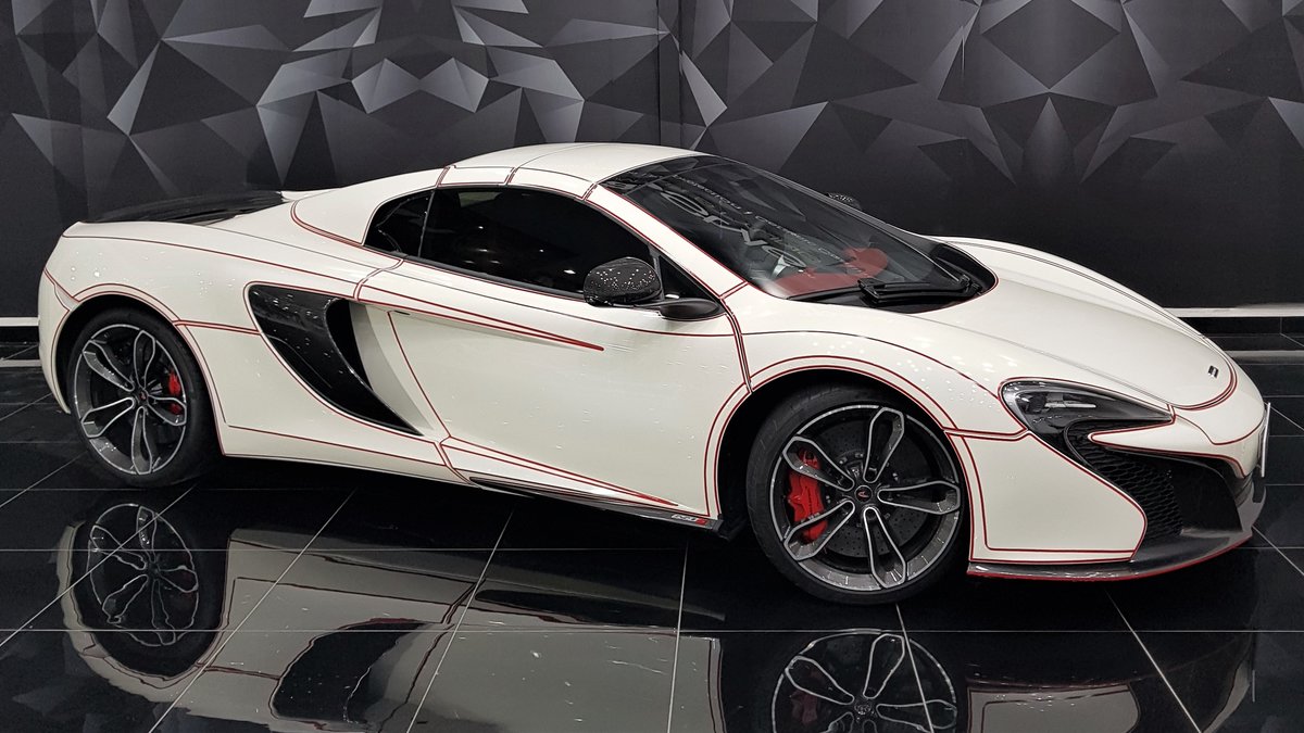 McLaren 650S - Red Detailing wrap - cover