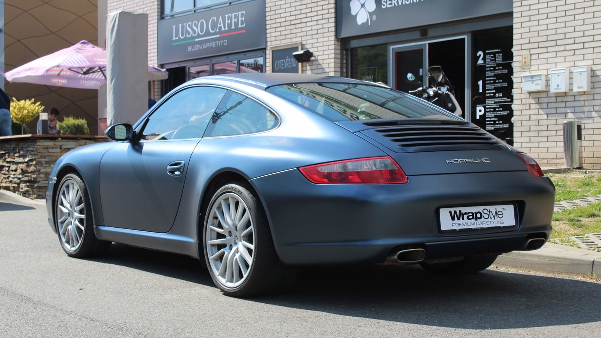 Porsche 911 Carrera - Blue Satin wrap - img 1