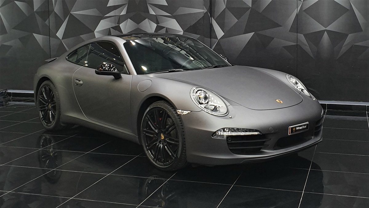 Porsche 911 - Grey Matt wrap - cover