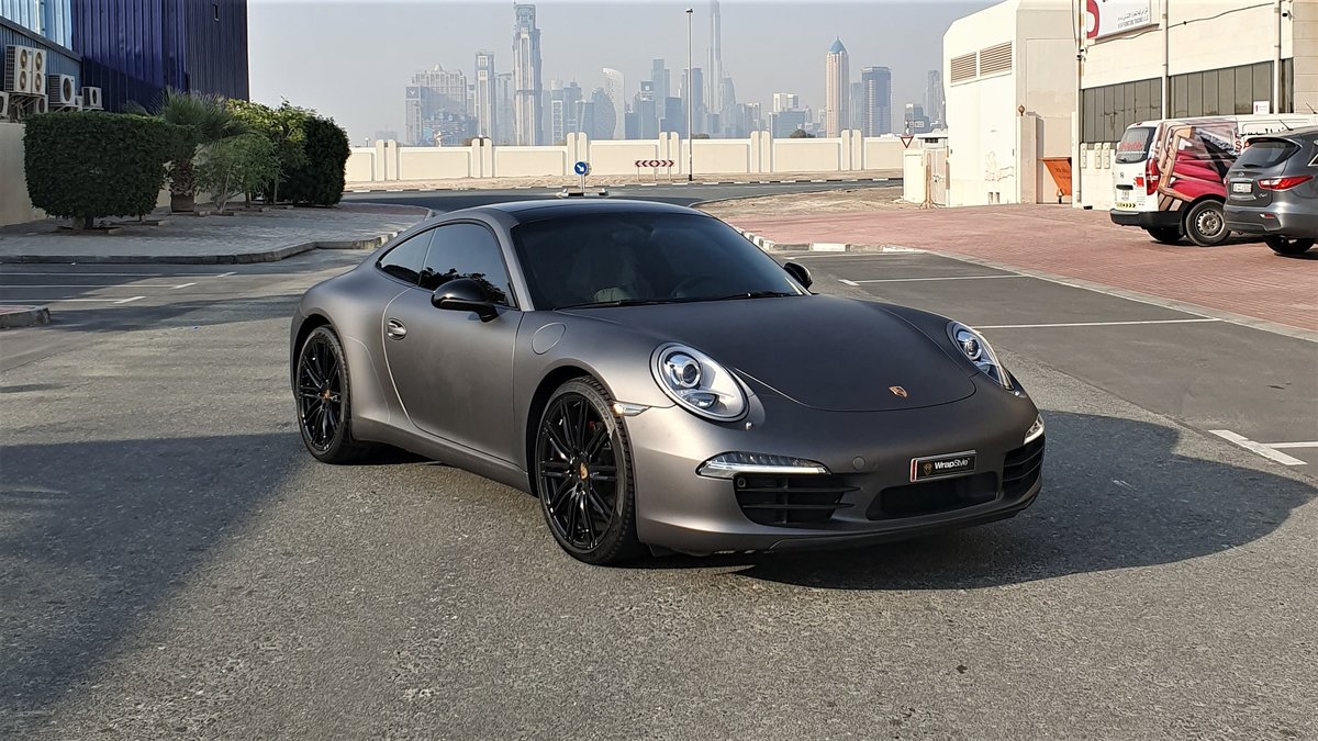 Porsche 911 - Grey Matt wrap - img 1