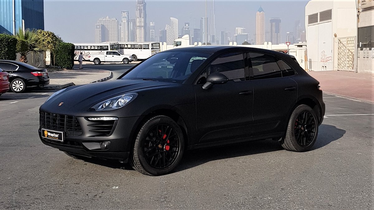 Porsche Macan - Black Matt wrap - img 1