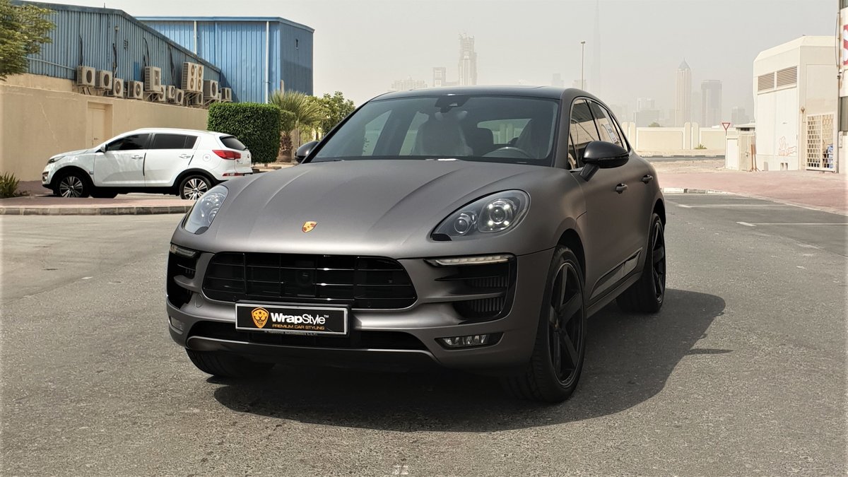 Porsche Macan - Grey Matt wrap - img 1