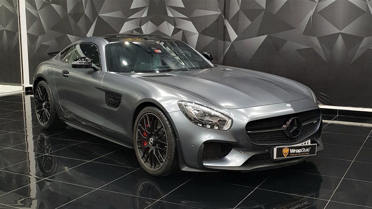 Mercedes AMG GT - Grey Satin wrap - cover