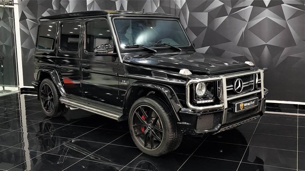 Mercedes G - Black Gloss wrap - cover