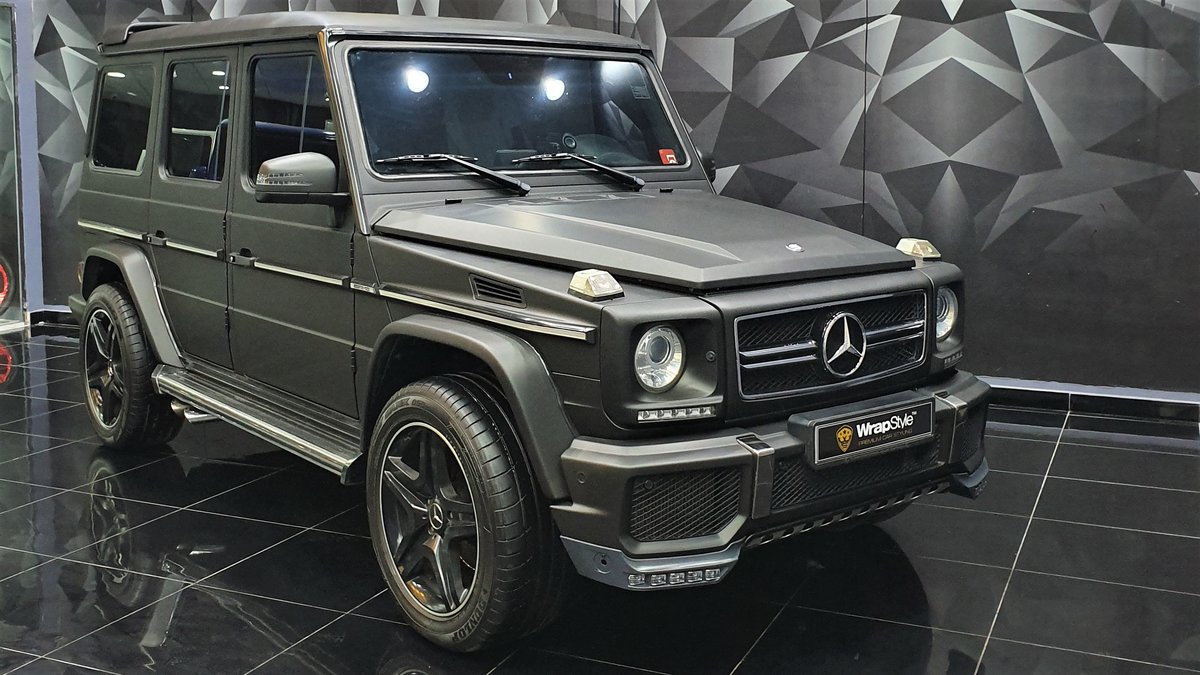 Mercedes G - Black Matt wrap - cover