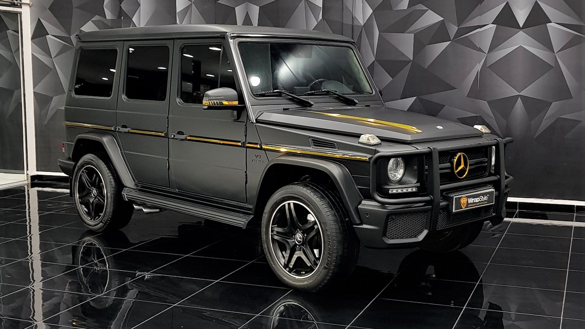 Mercedes G - Gold Detailing wrap - cover