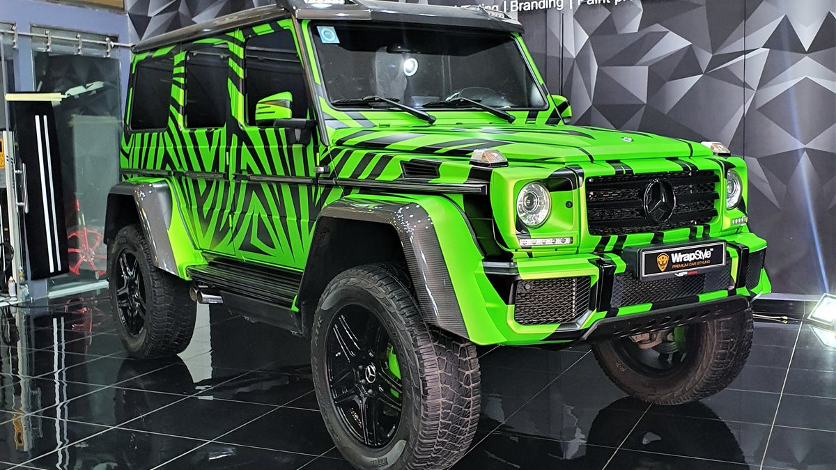 Mercedes G - Green Camo design - cover