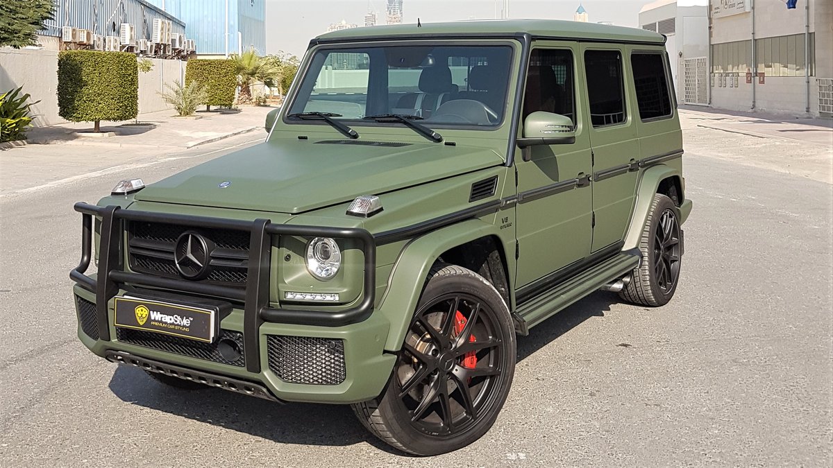 Mercedes G - Green Matt wrap - img 2
