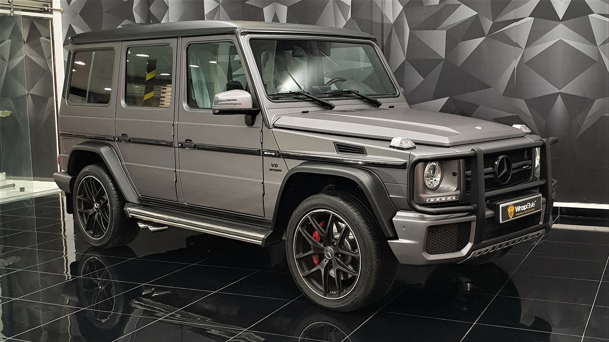 Mercedes G - Grey Matt wrap - cover