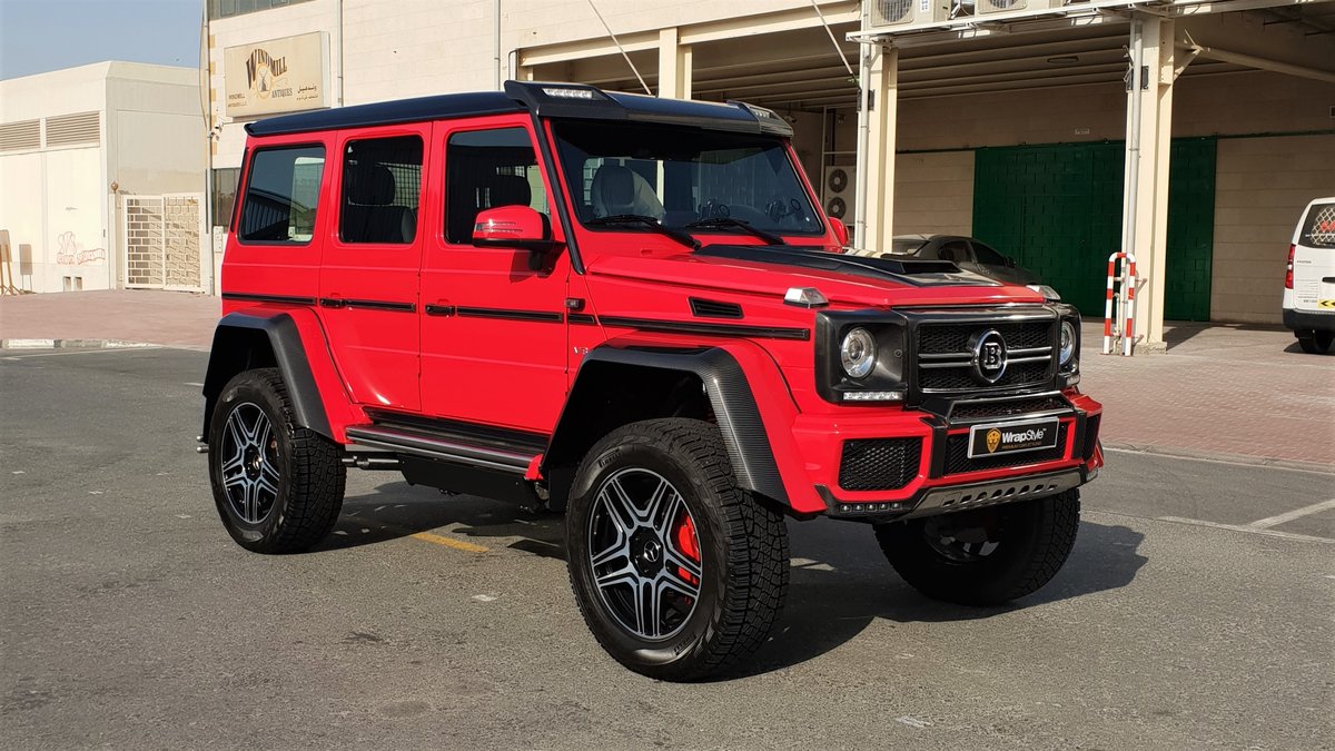 Mercedes G - Red Gloss wrap - img 1