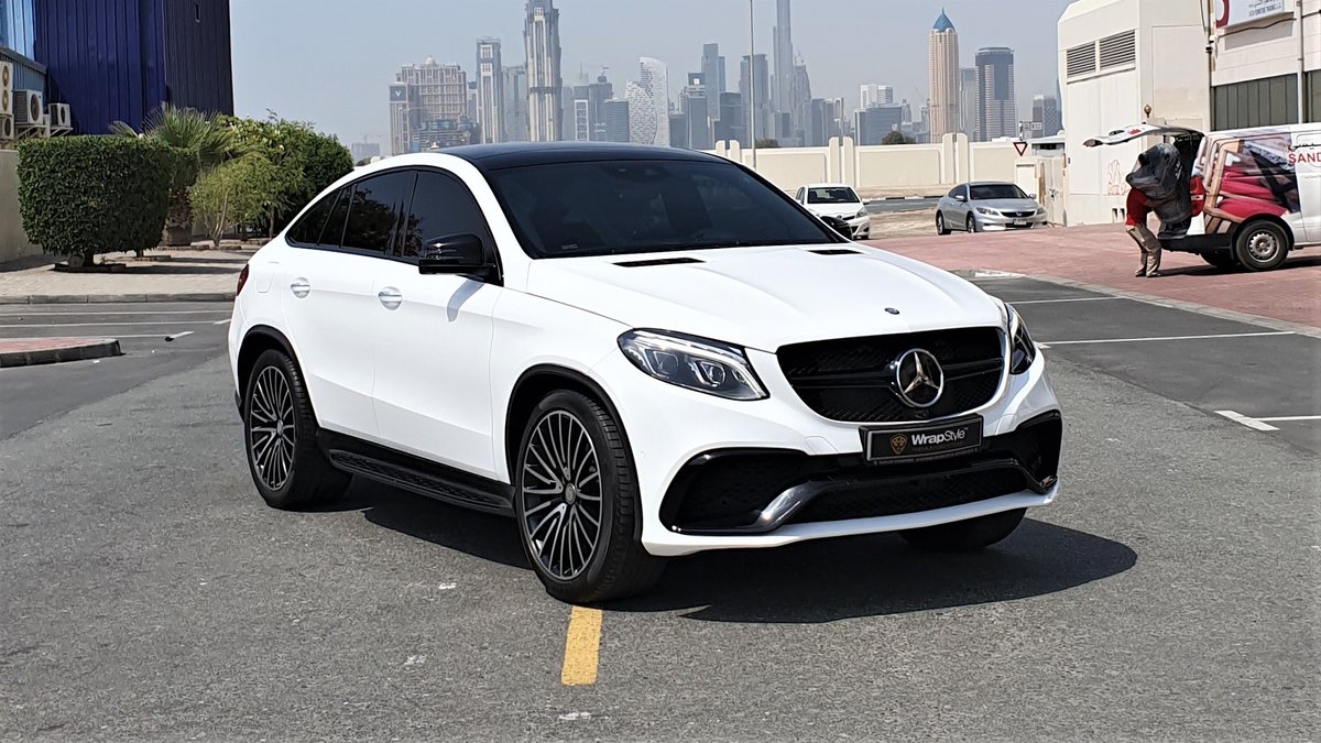 Mercedes GLE - White Gloss wrap - img 1