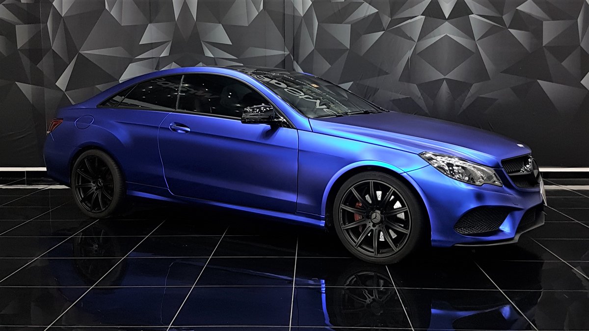 Mercedes S Coupe - Iridescent Matt wrap - cover