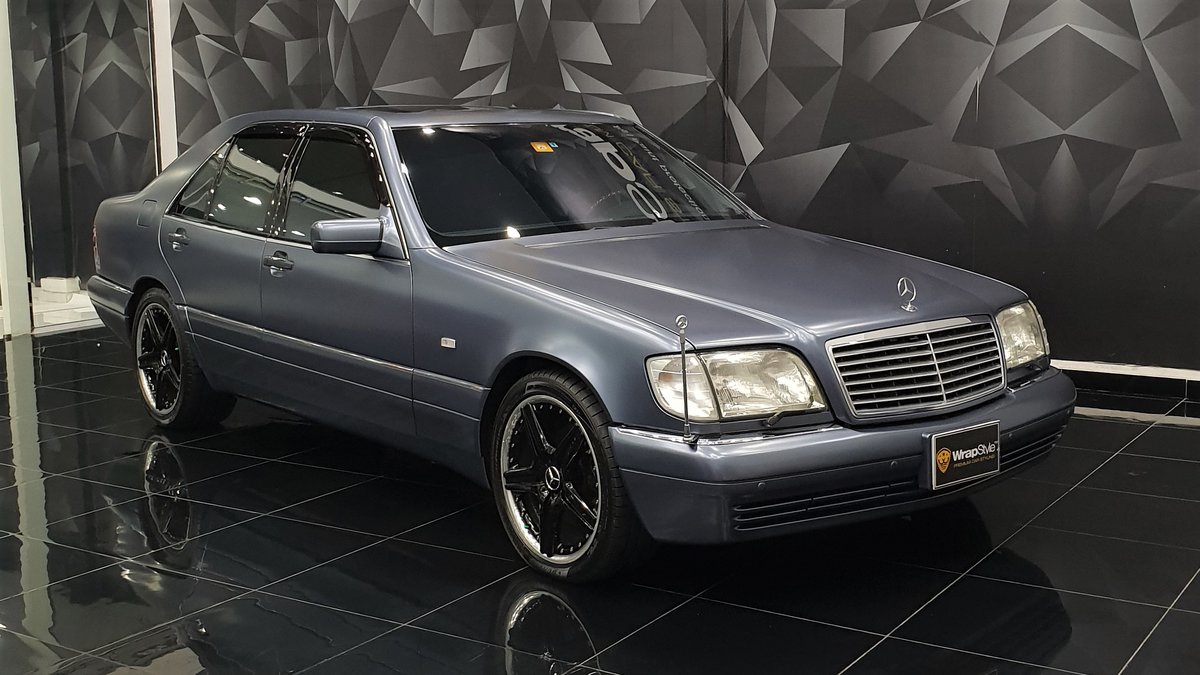 Mercedes S500 - Grey Satin wrap - cover